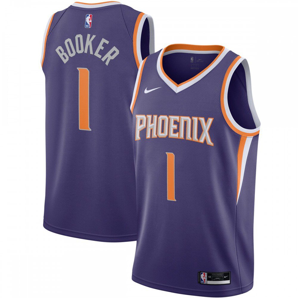 Devin Booker Phoenix Suns 2020/21 Swingman Jersey - Purple - Icon Edition-Pro Kit Vault | Brand New 26/27 Sports Jerseys